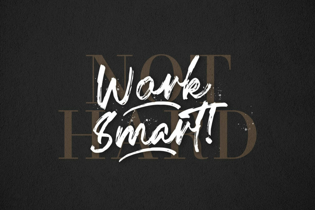 Fentry - Textured Brush Font Poster 5