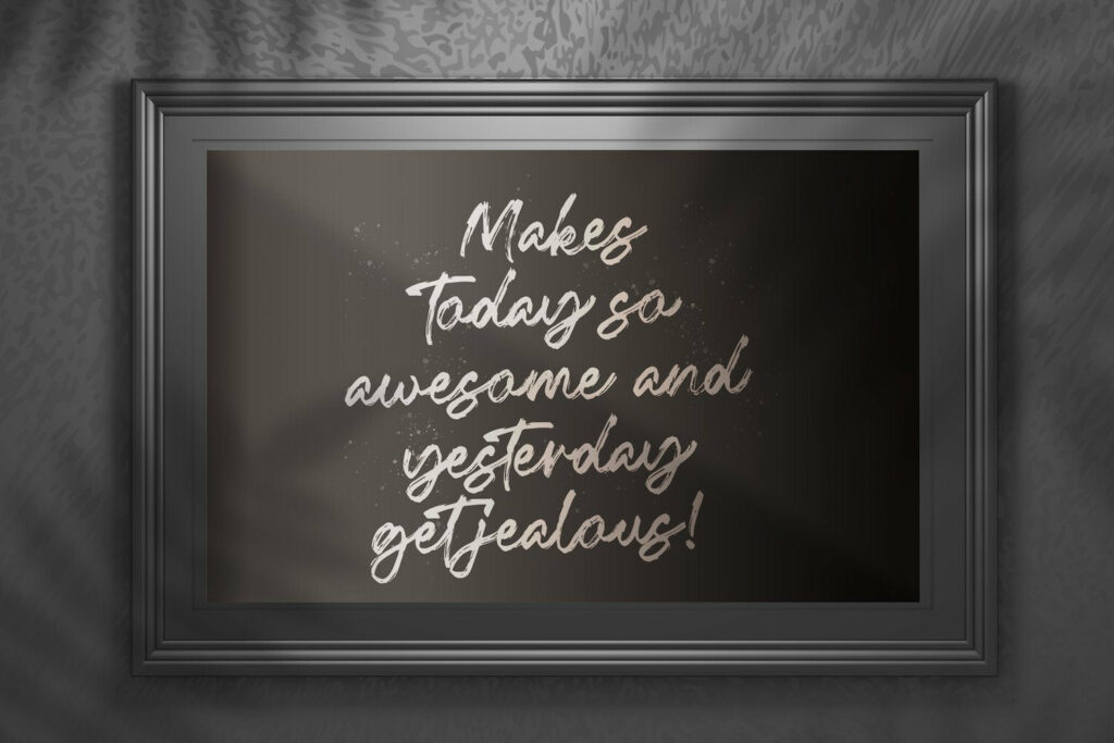 Fentry - Textured Brush Font Poster 6
