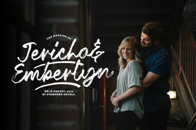 Fentry - Textured Brush Font Poster 8