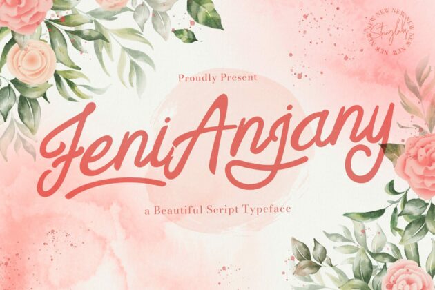 Feny Anjany - Handwritten Font Poster 1