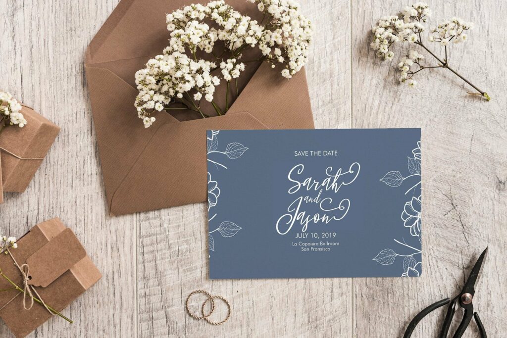 Fleur Bleue - Beautiful Romantic Font Poster 8