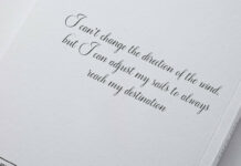Floural Script Poster 1