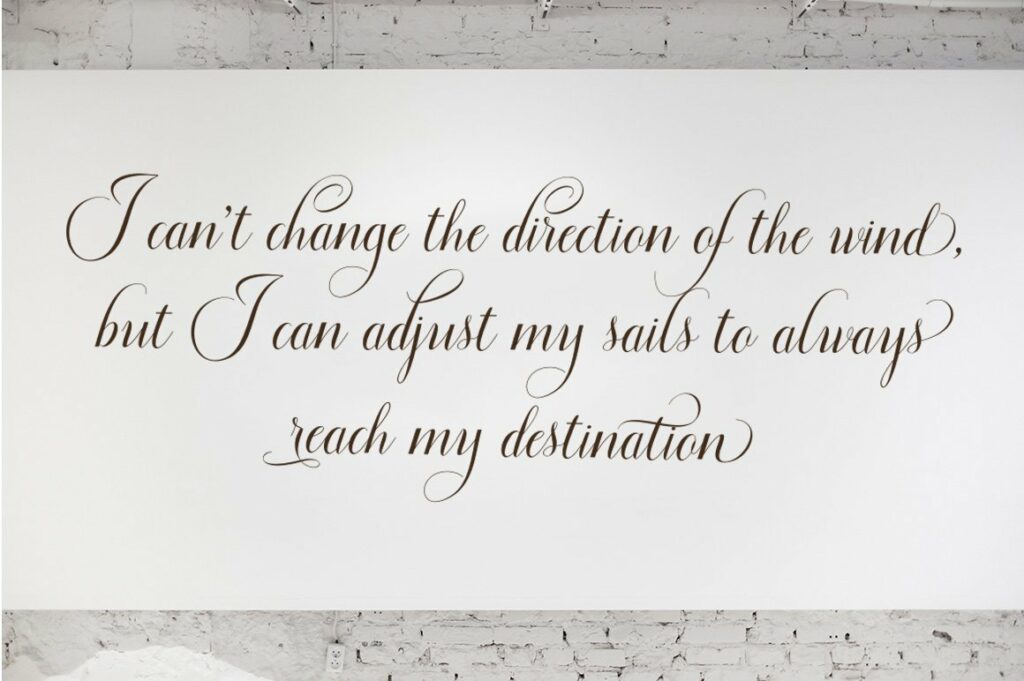 Floural Script Poster 8