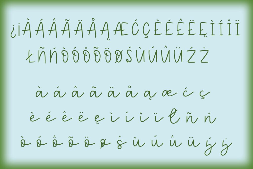Flying High - A handlettered script font Poster 6