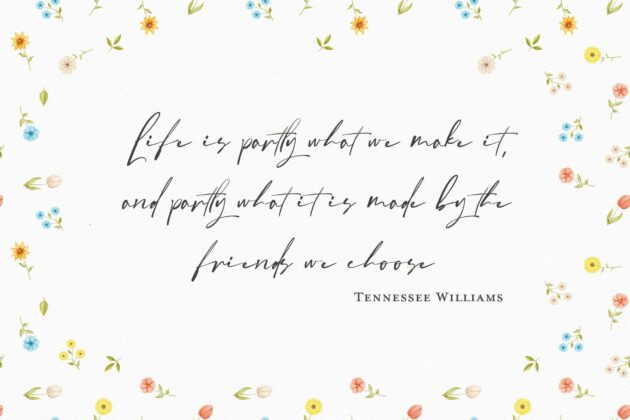 Forever Friends Script Font (Script Fonts, Handwritten Fonts, Calligraphy Fonts) Poster 4
