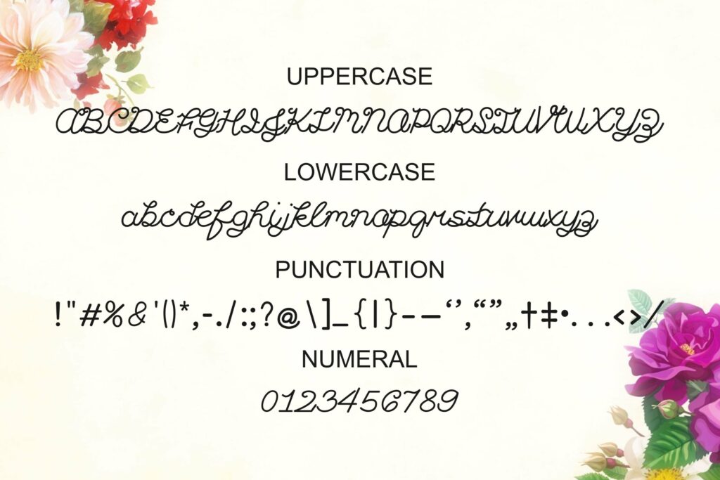 Francheska Font Poster 4