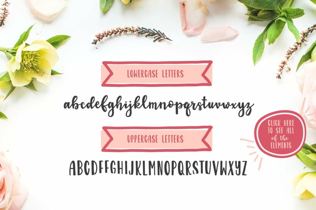 Garden Fancy Font Duo Poster 1