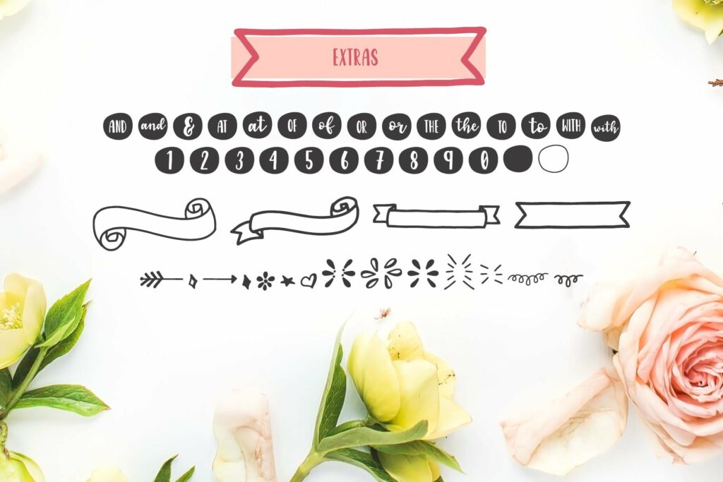 Garden Fancy Font Duo Poster 4