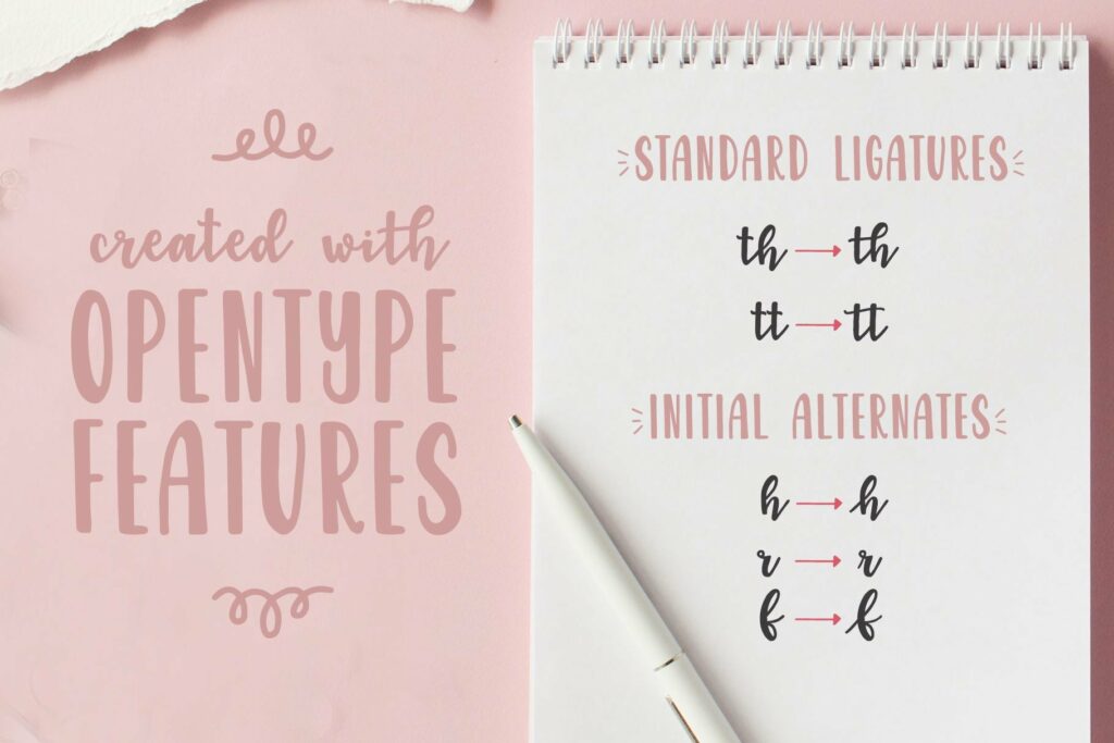 Garden Fancy Font Duo Poster 5
