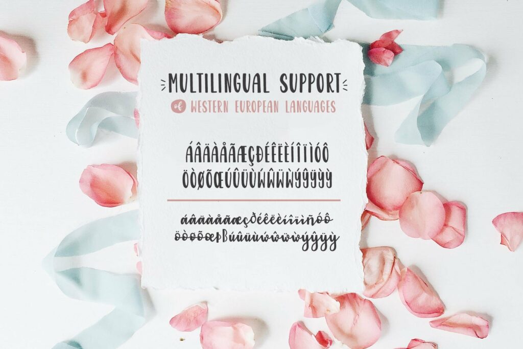 Garden Fancy Font Duo Poster 7