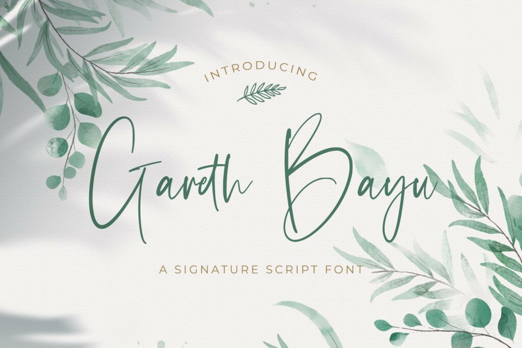 Gareth Bayu - Handwritten Font Poster 9