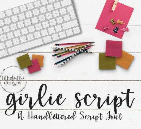 girlie script Poster 1