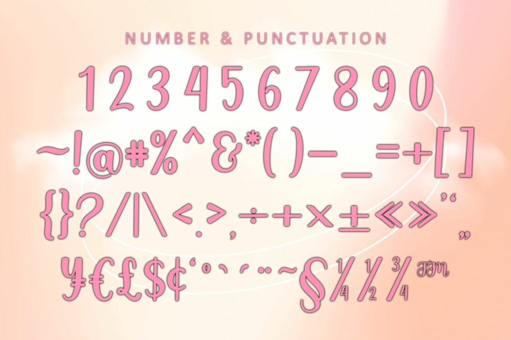 Girly Stylish Script Poster 3