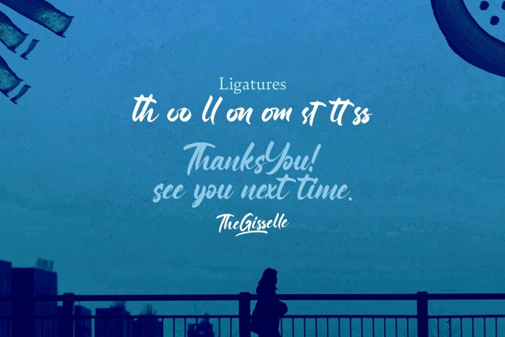 Gisselle - Bold Script Font Poster 5