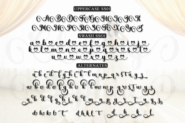 Gloding Sophia Script Poster 3