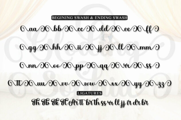 Gloding Sophia Script Poster 6