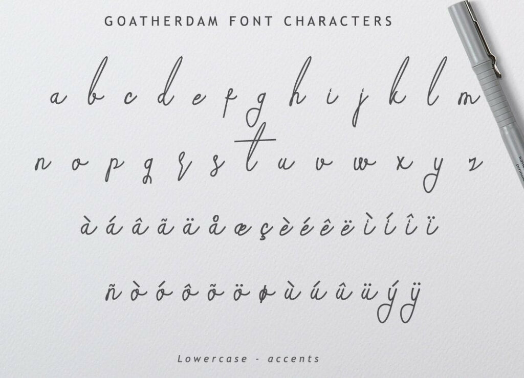 Goatherdam Font Poster 1