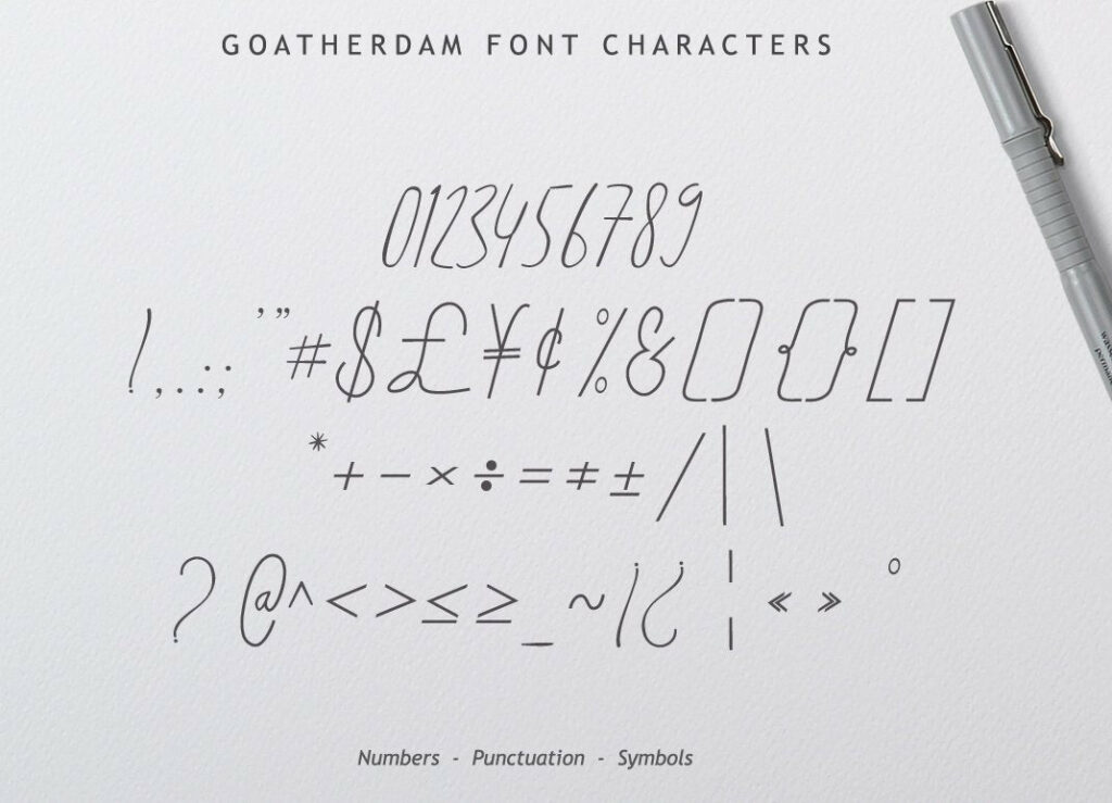 Goatherdam Font Poster 3