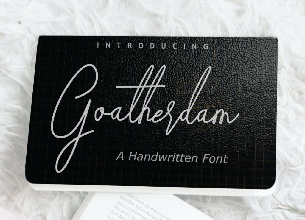 Goatherdam Font Poster 6