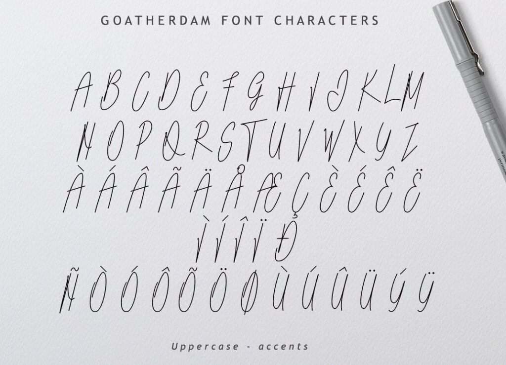 Goatherdam Font Poster 8