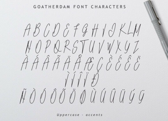 Goatherdam Font Poster 8