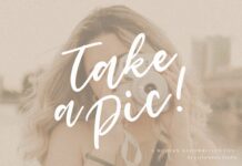 Goldena Modern Handwritten Font Poster 1