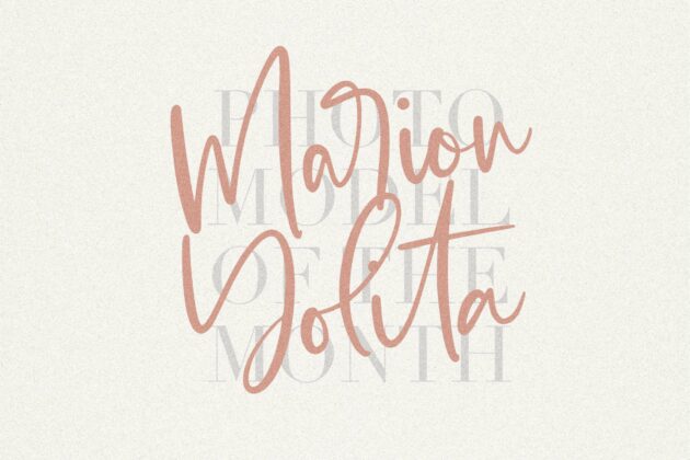 Goldie Blanket Modern Calligraphy Font Poster 2