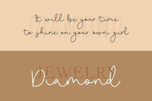 Goldwind Casual Monoline Handwritten Font Poster 5