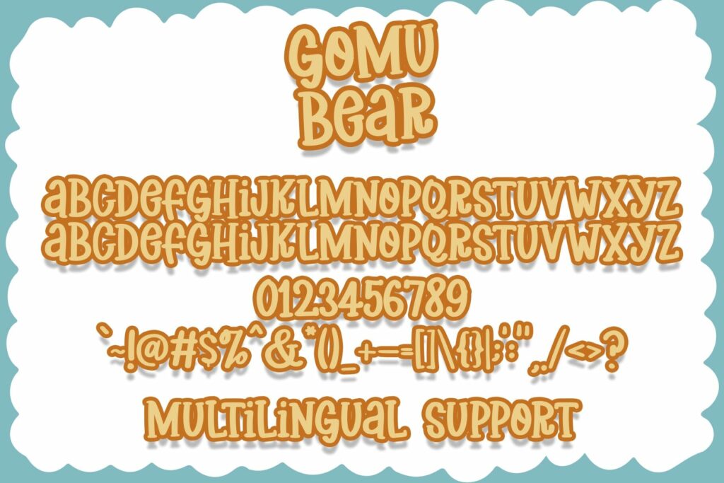 Gomu Bear Poster 3