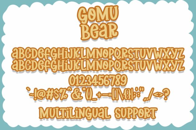 Gomu Bear Poster 3