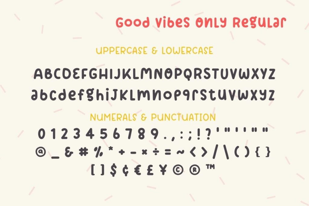 Good Vibes Only - Font Duo Poster 1