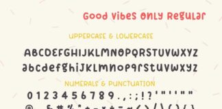 Good Vibes Only - Font Duo Poster 1