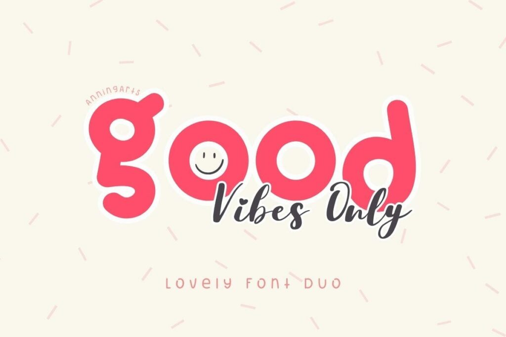 Good Vibes Only - Font Duo Poster 4