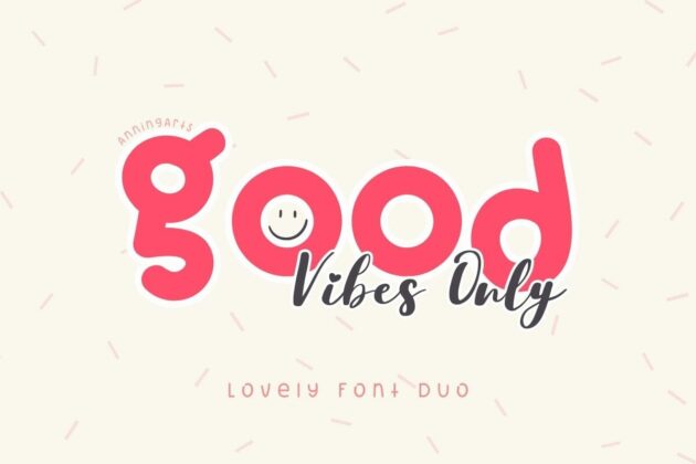 Good Vibes Only - Font Duo Poster 4