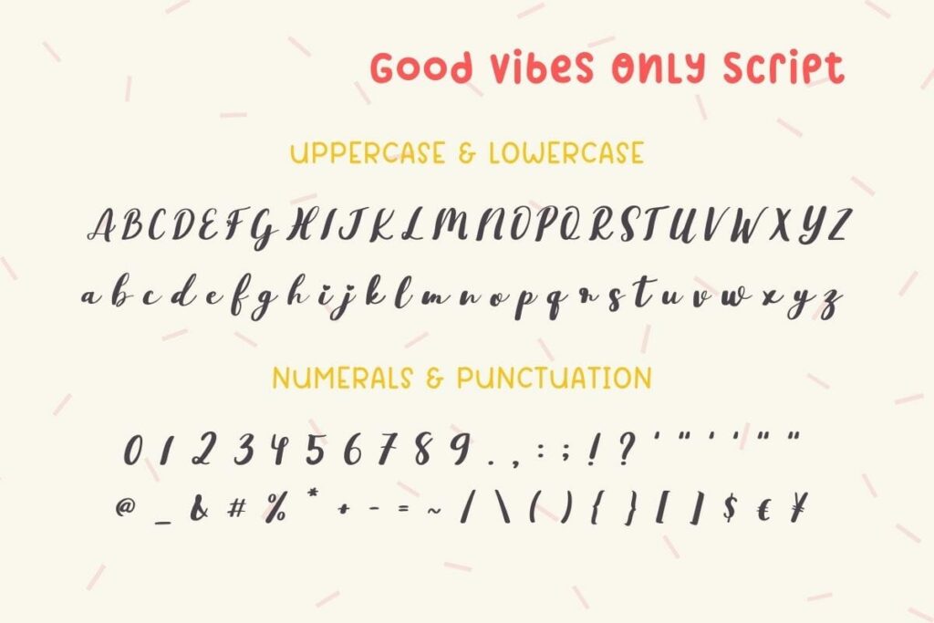 Good Vibes Only - Font Duo Poster 9