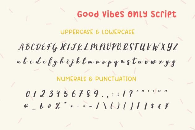 Good Vibes Only - Font Duo Poster 9