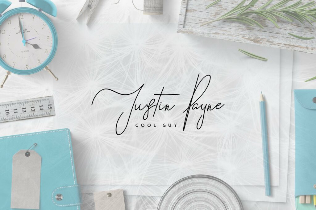 Good Wish Signature font Poster 6