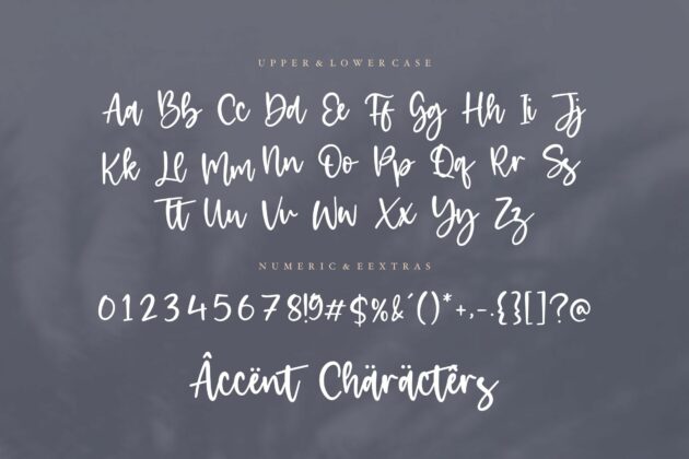 Granite  Modern Script Font Poster 3