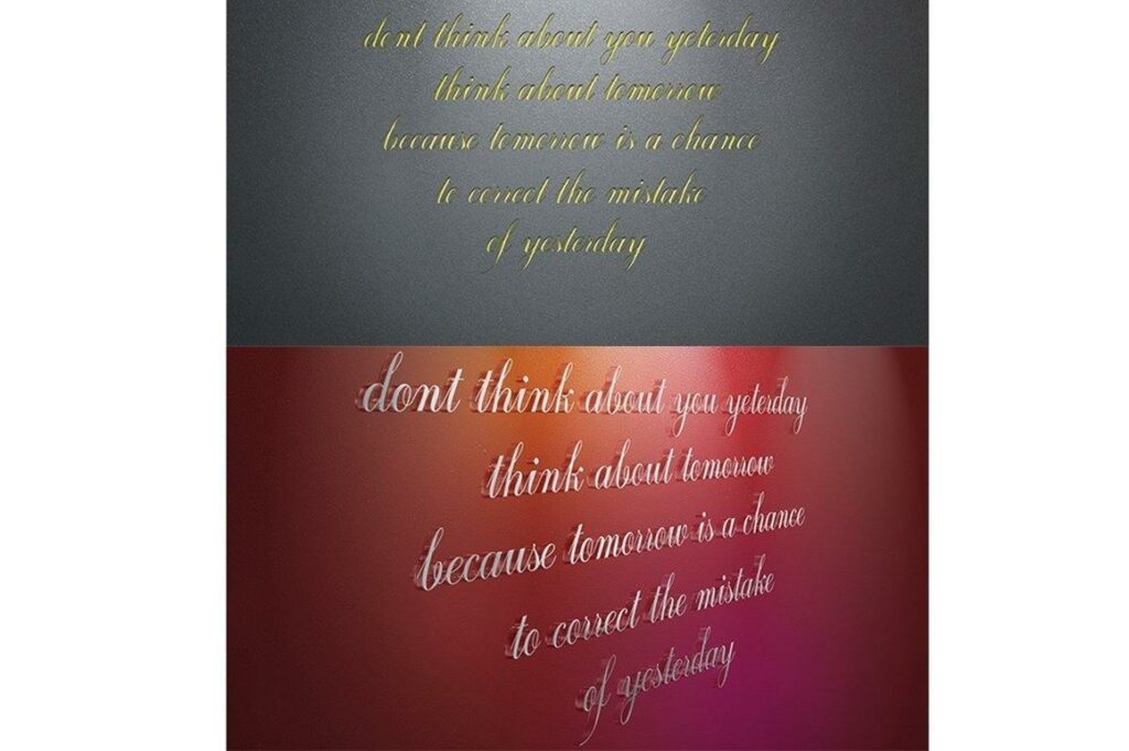 Graphitel Script Plus Ornament Poster 7