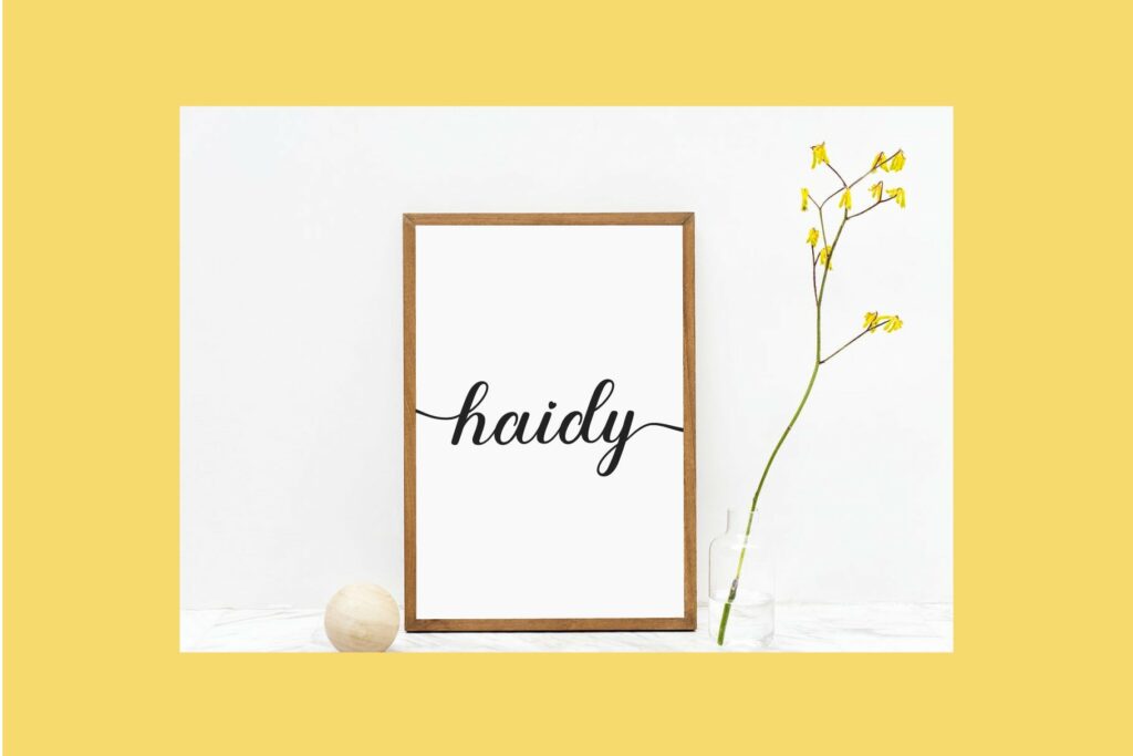 Habiby - Lovely Heart Script Font Poster 1