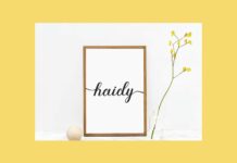 Habiby - Lovely Heart Script Font Poster 1