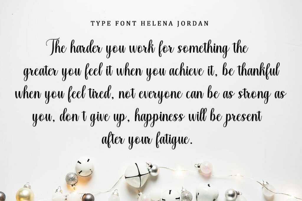 Halena Jordan Font Poster 7