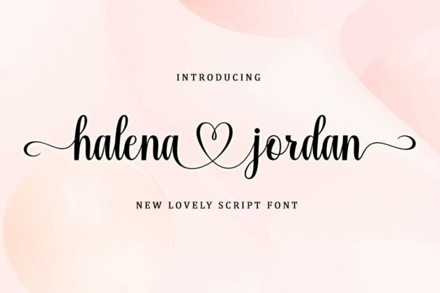 Halena Jordan Font Poster 8