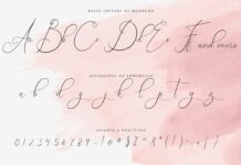 Hamburg Love Font Pretty Poster 1
