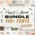 Hand-Lettered Bundle 100+ Fonts Included