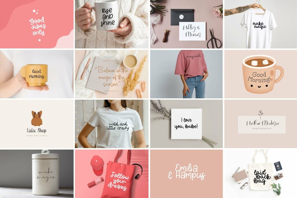 Hand-Lettered Bundle 100+ Fonts Included Poster 4