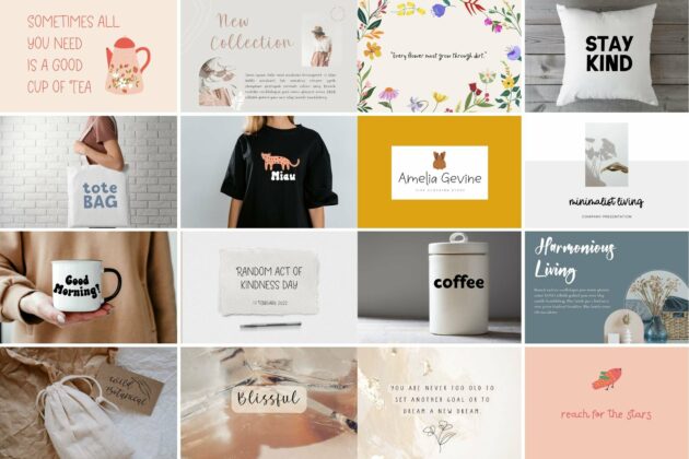 Hand-Lettered Bundle 100+ Fonts Included Poster 5