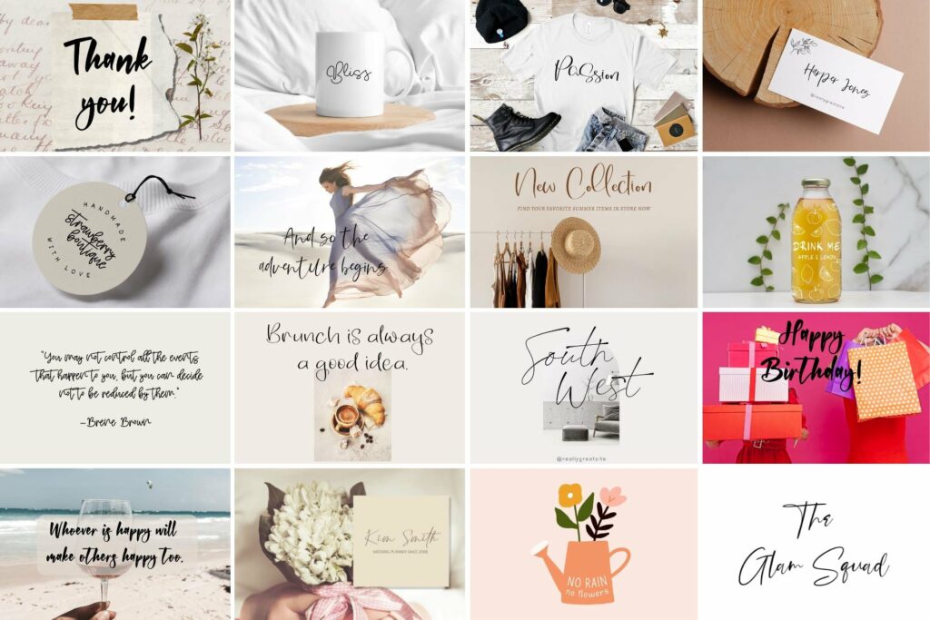 Hand-Lettered Bundle 100+ Fonts Included Poster 8
