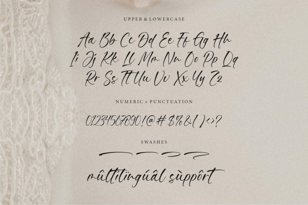Handbreak Modern Handwritten Font Poster 6