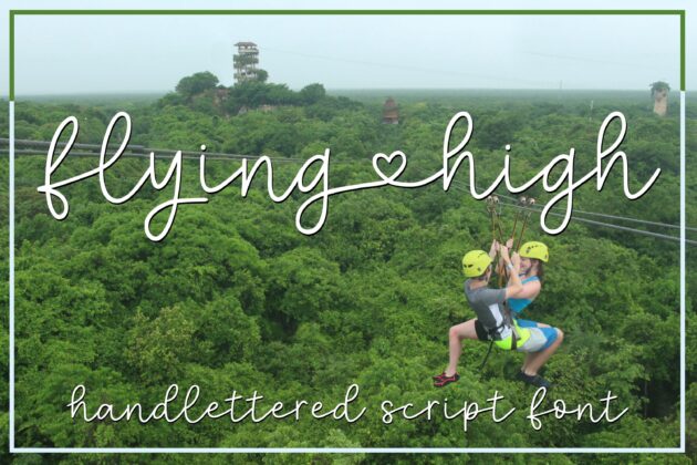 Handlettered Font Bundle - 8 Script Fonts Poster 2
